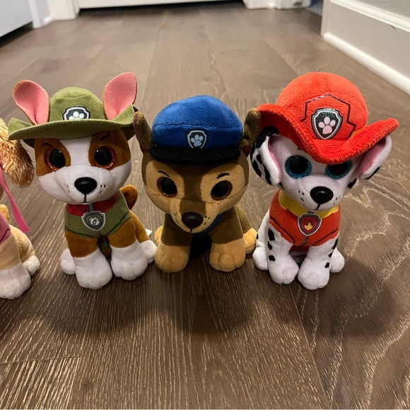 TY Paw Patrol Beanie Bundle Lot Set of 6 - Picture 3 of 10